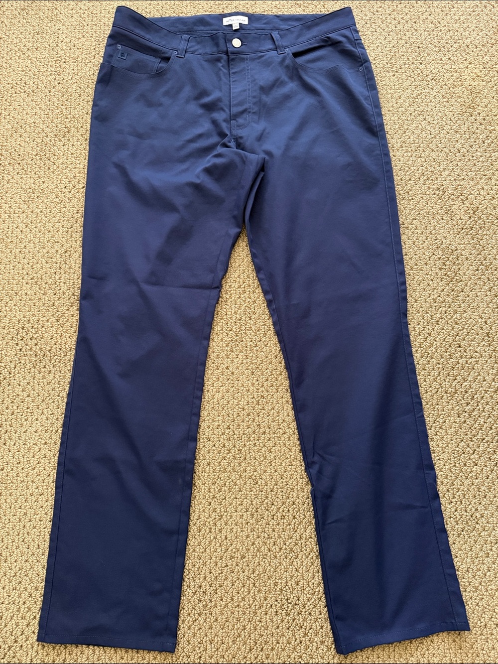 Peter Millar Navy Straight Chinos